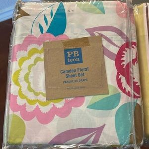 PB Teen Camden Floral Sheet Set - Full Sz